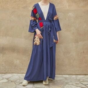 Finchitua Kuchi Bisht Sequin‎ Robe Dress One Size